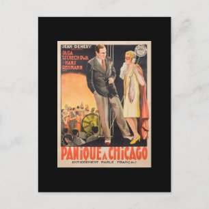 Carte postale Vintage Chicago Art-Panique a Chicag