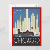 Carte Postale Vintage Chicago Illinois (Devant / Derrière)