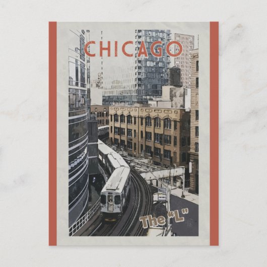 Carte Postale Vintage Chicago Illinois Travel (Devant)