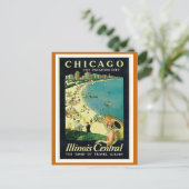 Carte Postale vintage "Chicago - La ville de vacances" (Debout devant)