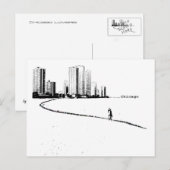 Carte postale Vintage Chicago Lovers (Devant / Derrière)