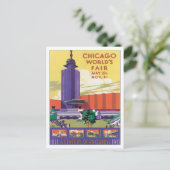 Carte postale vintage Chicago World's Fair USA (Debout devant)