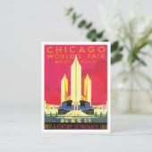 Carte postale vintage Chicago World's Fair USA (Debout devant)