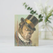 Carte Postale vintage "Chien couché" (Debout devant)