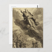 Carte Postale Vintage Christian Enoch marche avec Dieu (Devant / Derrière)