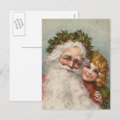 Carte postale Vintage Christmas (Devant / Derrière)