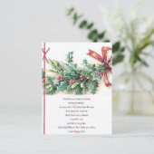 Carte postale Vintage Christmas (Debout devant)