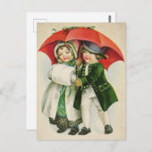 Carte postale Vintage Christmas (Devant / Derrière)