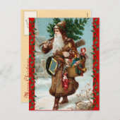 Carte postale Vintage Christmas (Devant / Derrière)