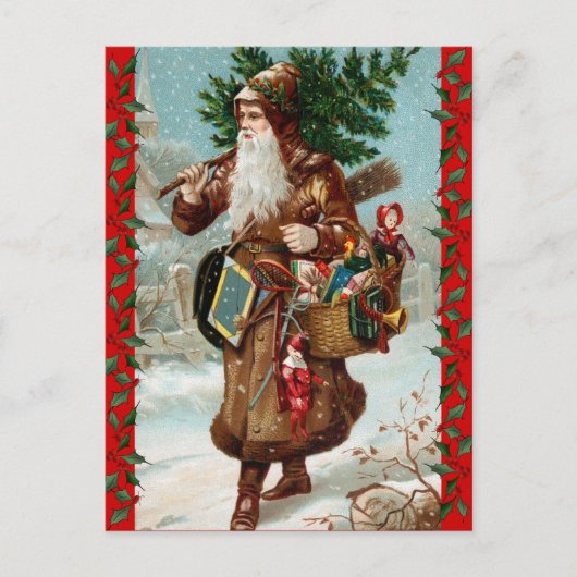 Carte postale Vintage Christmas (Devant)