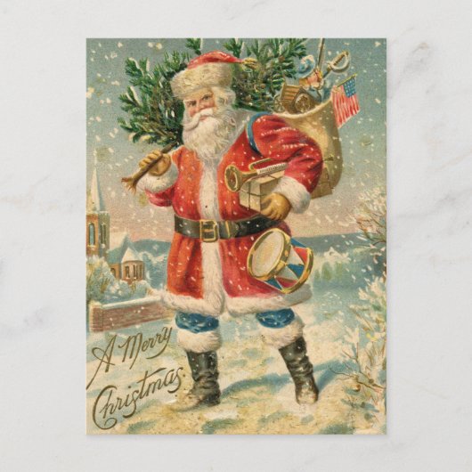 Carte postale Vintage Christmas (Devant)