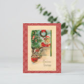 Carte postale Vintage Christmas (Debout devant)