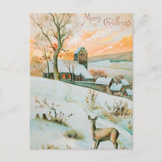 Carte postale Vintage Christmas (Devant)