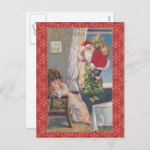 Carte postale Vintage Christmas (Devant / Derrière)