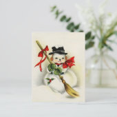 Carte postale Vintage Christmas (Debout devant)