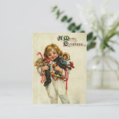 Carte postale Vintage Christmas (Debout devant)