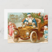Carte postale Vintage Christmas (Devant / Derrière)