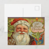 Carte postale Vintage Christmas (Devant / Derrière)