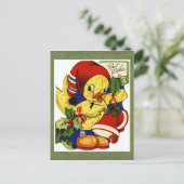 Carte postale Vintage Christmas (Debout devant)
