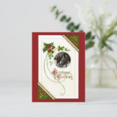 Carte postale Vintage Christmas (Debout devant)