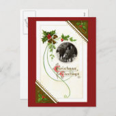 Carte postale Vintage Christmas (Devant / Derrière)