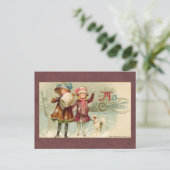 Carte postale Vintage Christmas (Debout devant)