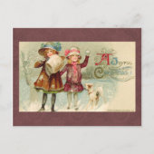 Carte postale Vintage Christmas (Devant)