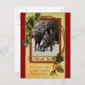 Carte postale Vintage Christmas (Devant / Derrière)