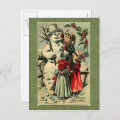 Carte postale Vintage Christmas (Devant / Derrière)