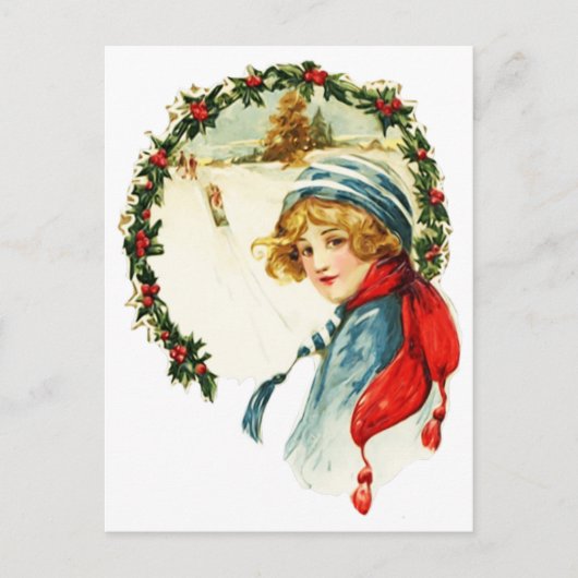 Carte Postale Vintage Christmas (Devant)
