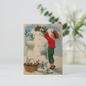 Carte postale Vintage Christmas (Debout devant)