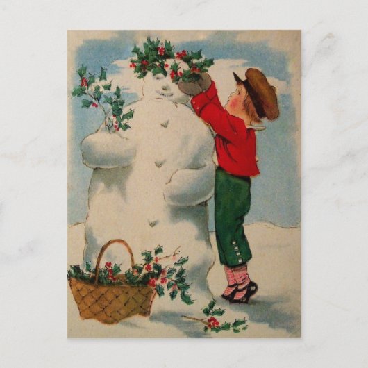 Carte postale Vintage Christmas (Devant)