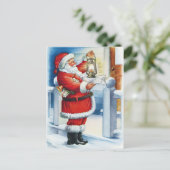 Carte postale Vintage Christmas (Debout devant)