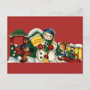 Carte postale Vintage Christmas