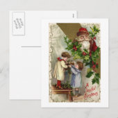 Carte postale Vintage Christmas (Devant / Derrière)