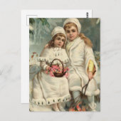 Carte postale Vintage Christmas (Devant / Derrière)