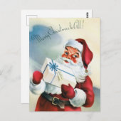 Carte postale Vintage Christmas (Devant / Derrière)