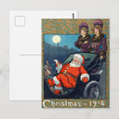 Carte postale Vintage Christmas (Devant / Derrière)
