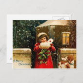 Carte postale Vintage Christmas (Devant / Derrière)