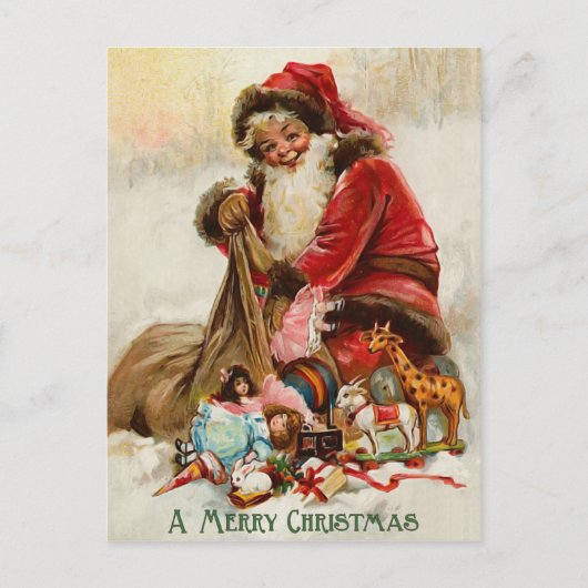 Carte postale Vintage Christmas (Devant)