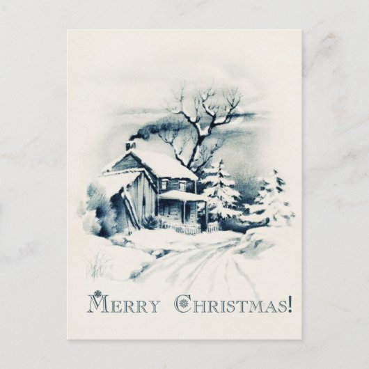 Carte postale Vintage Christmas (Devant)