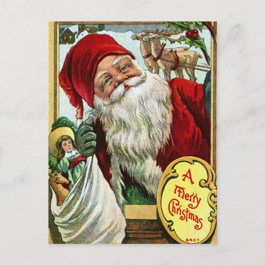 Carte postale Vintage Christmas (Devant)