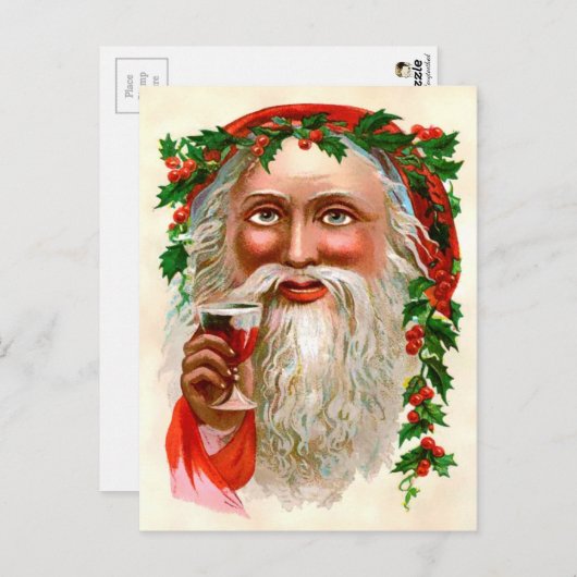 Carte postale Vintage Christmas (Devant / Derrière)