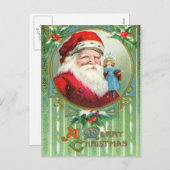 Carte postale Vintage Christmas (Devant / Derrière)