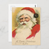 Carte postale Vintage Christmas (Devant / Derrière)