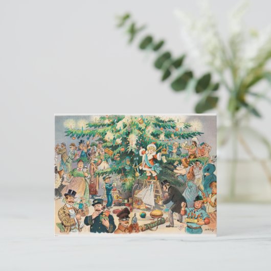 Carte postale Vintage Christmas (Debout devant)