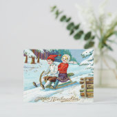 Carte postale Vintage Christmas (Debout devant)
