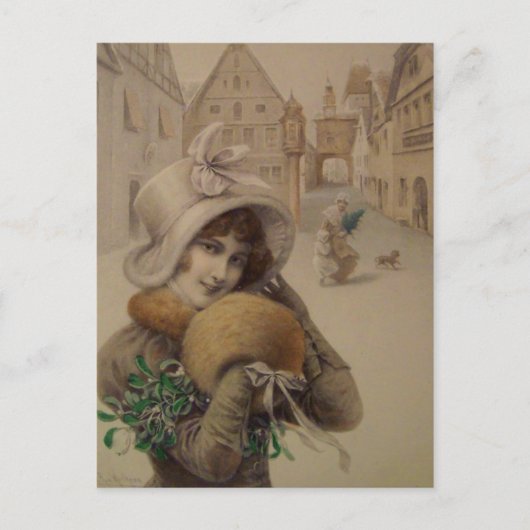 Carte postale Vintage Christmas (Devant)