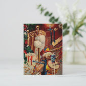 Carte postale Vintage Christmas (Debout devant)