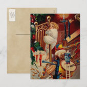 Carte postale Vintage Christmas (Devant / Derrière)